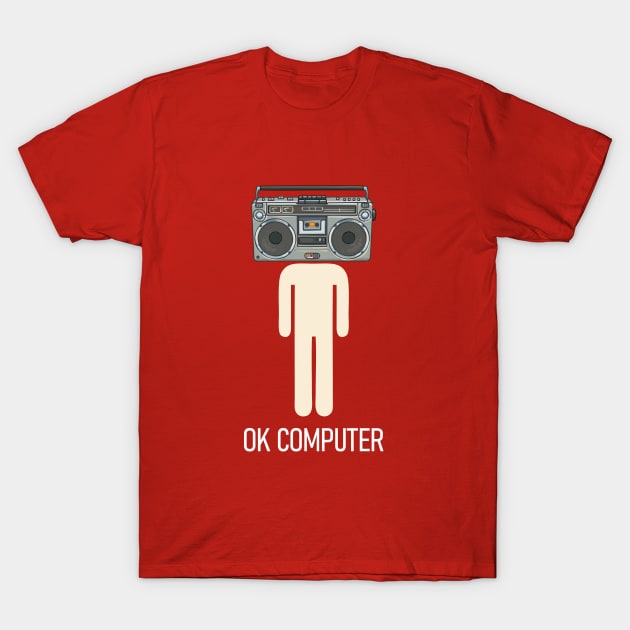 OK COMPUTER LISTEN T-Shirt by Suwitemen